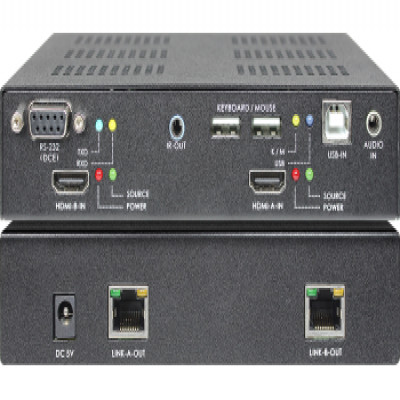 SB-6182T|SB-6182R DUAL-HEAD HDMI KVM with Audio CAT.6 Extender