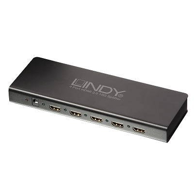 LINDY 38241 - 4 Port HDMI 2.0 18G Splitter