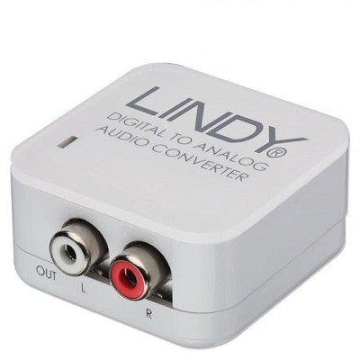 LINDY 70408 - SPDIF Digital to Analogue Stereo Audio Converter