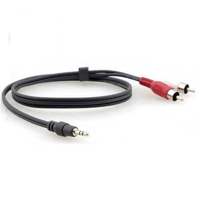 3.5mm to 2 RCA Breakout Cable Kramer C-A35M-2RAM