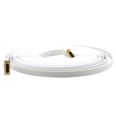 DVI Flat Cable Kramer C-DM-DM-FLAT(W)