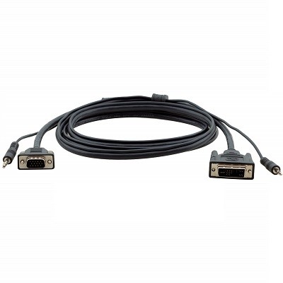 15-pin HD to DVI & 3.5mm Stereo Audio Cable Kramer C-MDMA-MGMA