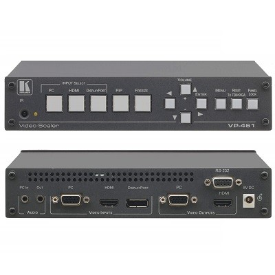 Kramer VP-461 3−Input Analog and HDMI ProScale Presentation Switcher-Scaler